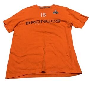Broncos Super Bowl manning 18 Nike Orange Graphic Tee
